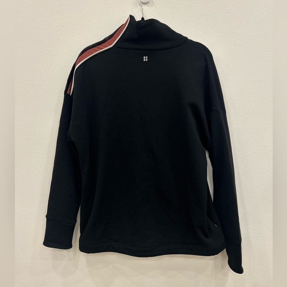 Sweaty Betty NWT SM freedom RUNNING mock neck oversized pullover sweatshirt - Picture 5 of 10